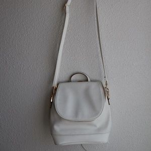 White convertible crossbody